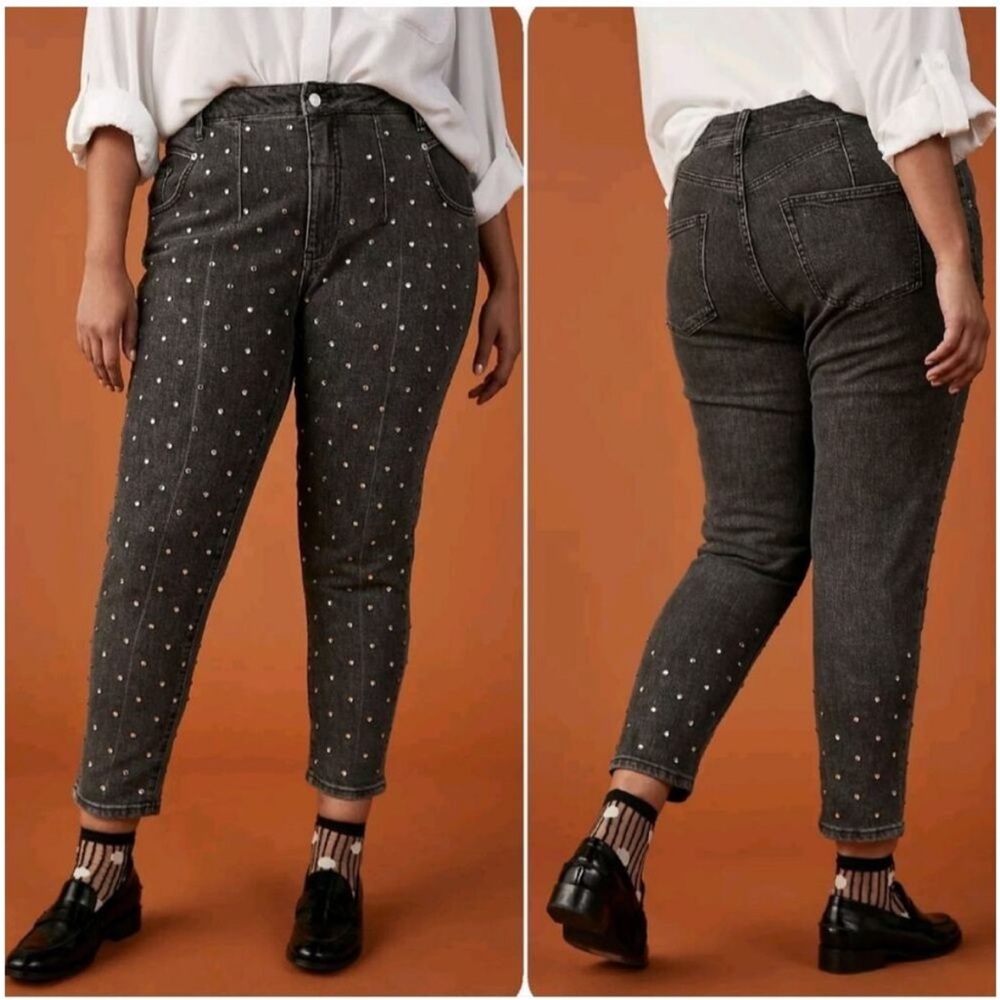 Anthropologie Pilcro Rhinestone jeans